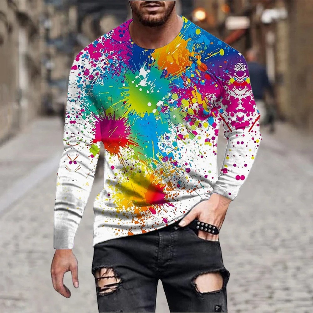 3D Printing Services - Camiseta de manga larga con estampado