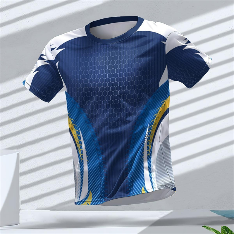 3D Printing Tablet - Camisetas Deportivas con Estampado Geométrico 3D,