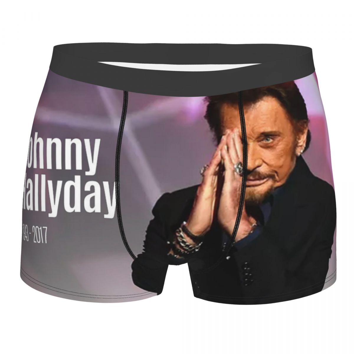 3D Printing Rock - Calzoncillos tipo bóxer Rock Johnny Hallyday