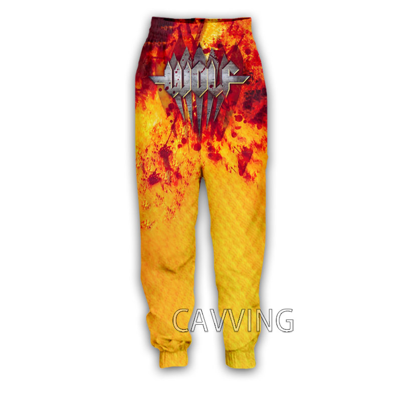 3D Printing Rock - CAVVING Pantalones casuales con estampado 3D