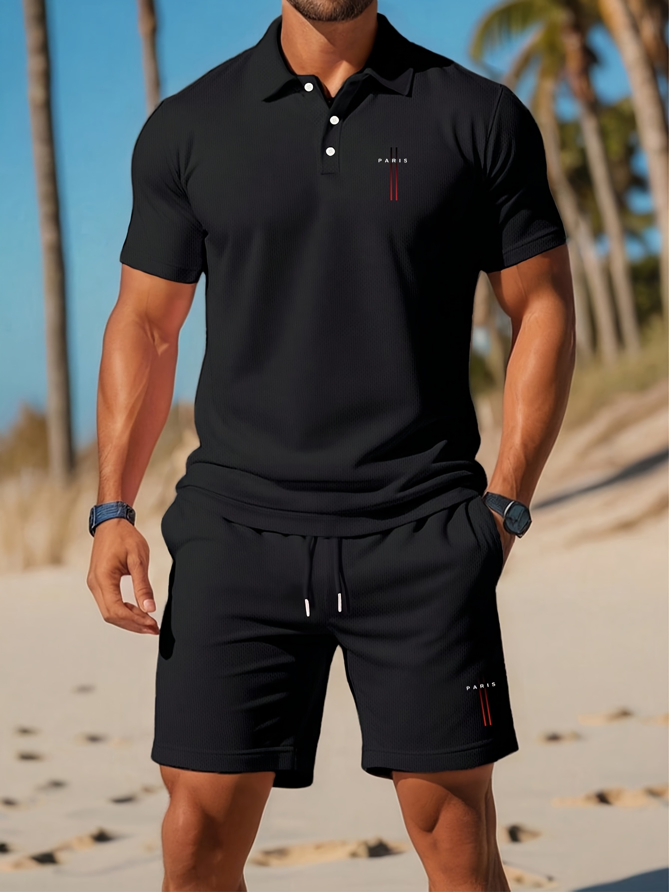 3D Printing Services - Conjunto de Polo para Hombre Verano