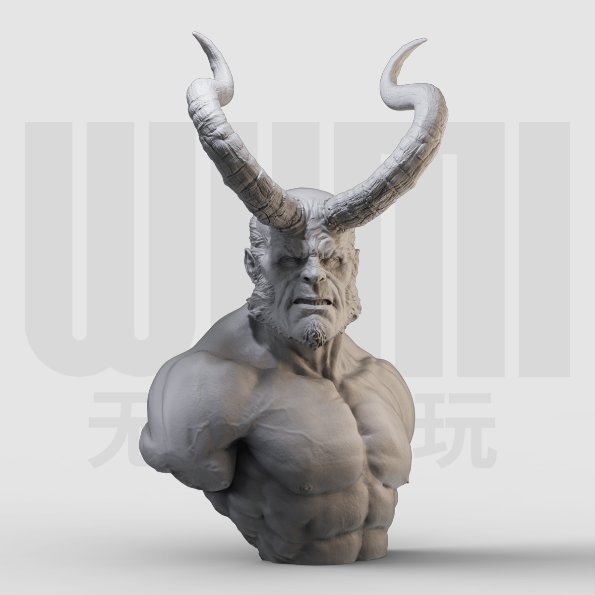3D Printing For Dummies - Busto de Hellboy en miniatura, resina