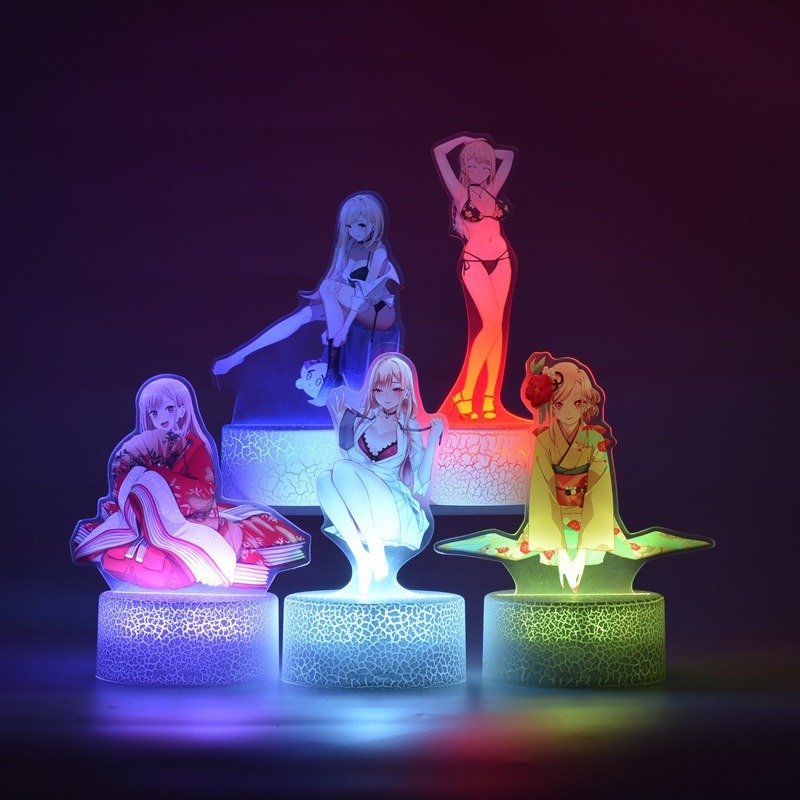 3D Printing Model Free - Lámpara Nocturna Kawaii Anime My Dress