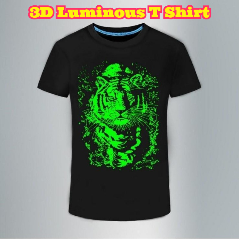 3D Printing Rock - Camiseta Luminosa 3D para Hombre, Estampado