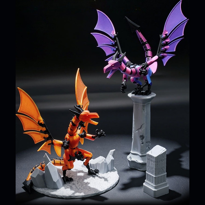 3D Printing For Dummies - Figura de acción de dragón volador