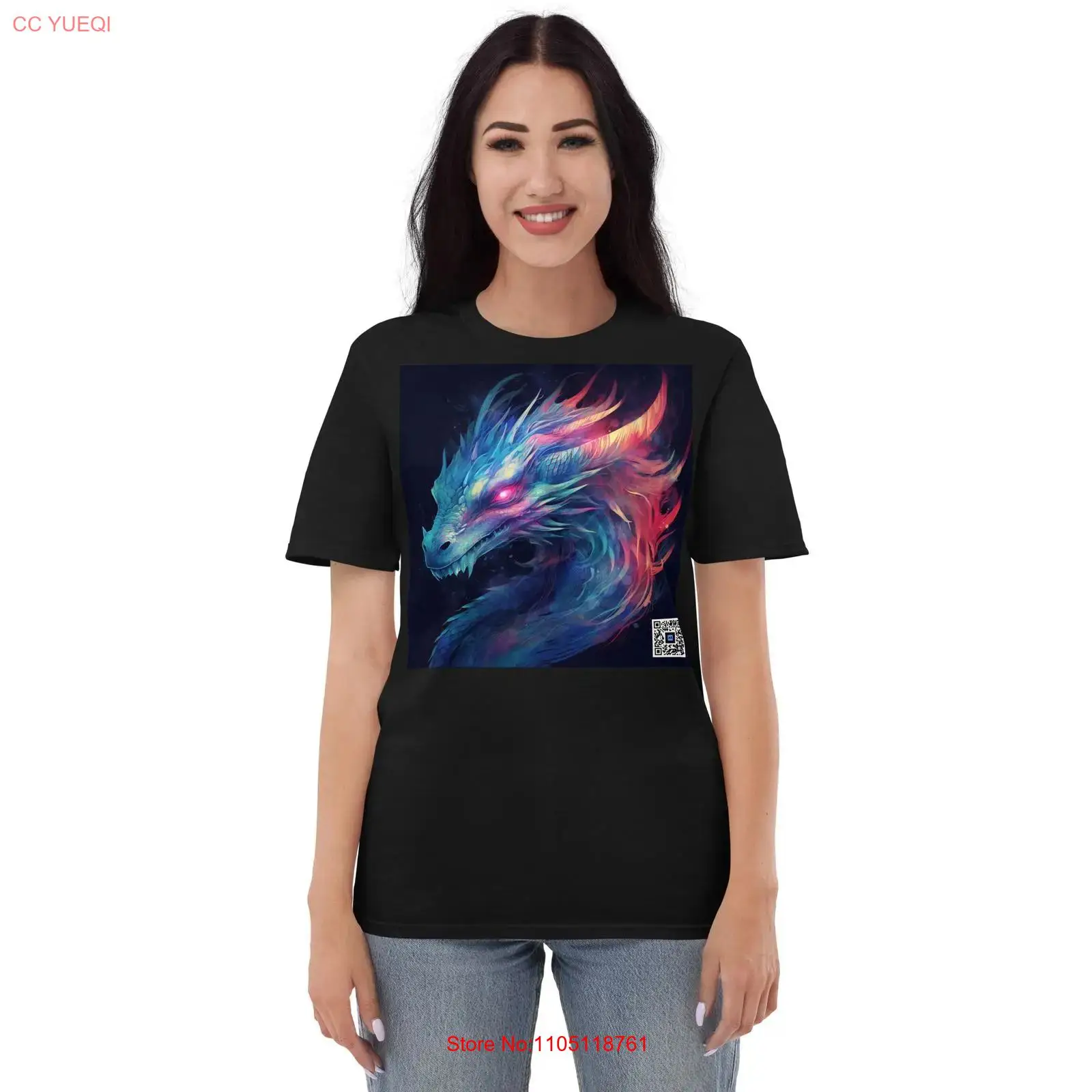 3D Printing Qr Codes - Camiseta Dragon, cámara para teléfono inteligente,