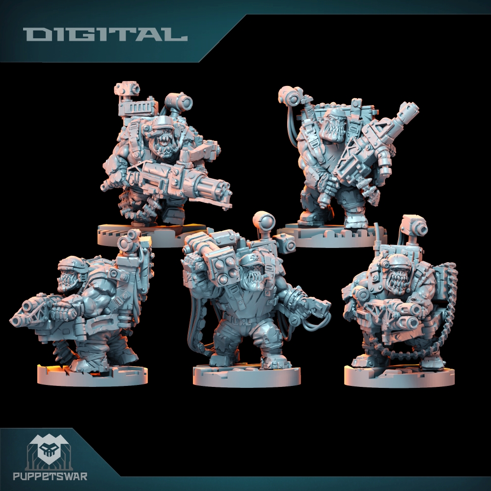 3D Printing Simulator - Orc Ultimate Badasses Squad, Figura de