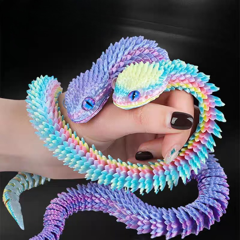 3D Printing Simulator - Nueva Estatua de Serpiente Realista Impresa