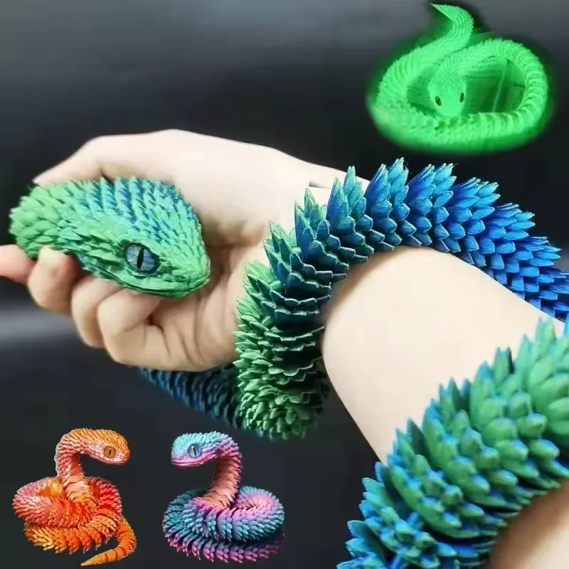 3D Printing Simulator - Serpiente impresa en 3D, juguete de