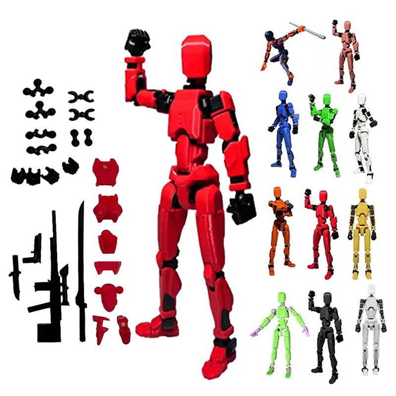 3D Printing For Dummies - Robot Shapeshift móvil multiarticulado con accesorios
