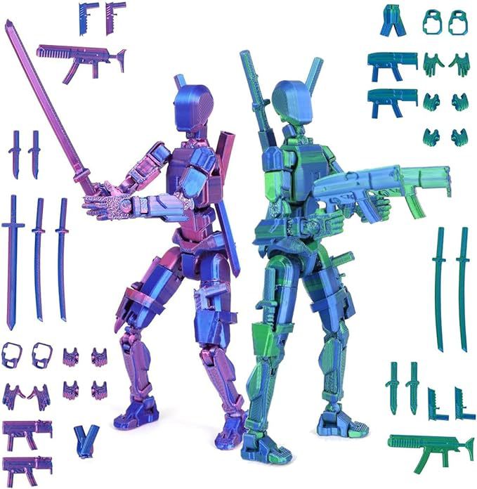 3D Printing For Dummies - Figura de Acción Titan 13, Robot
