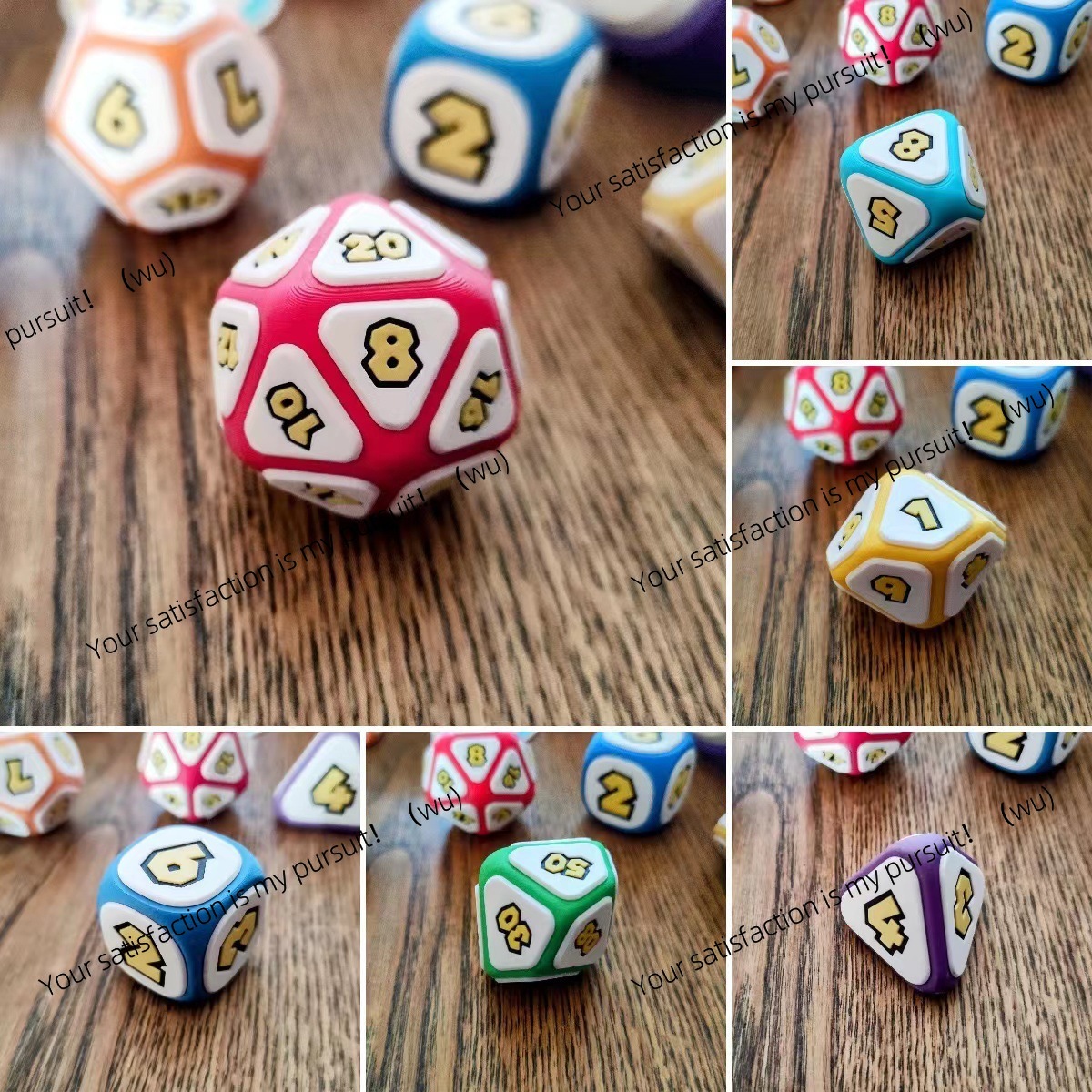 3D Printing Desk - Dados para juegos de rol de