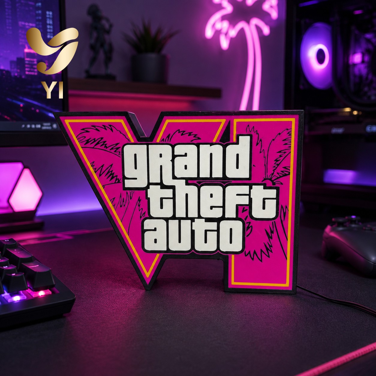 En stock: Luz ambiental GTA 6  - 3D Printing Household Items reseña y precio