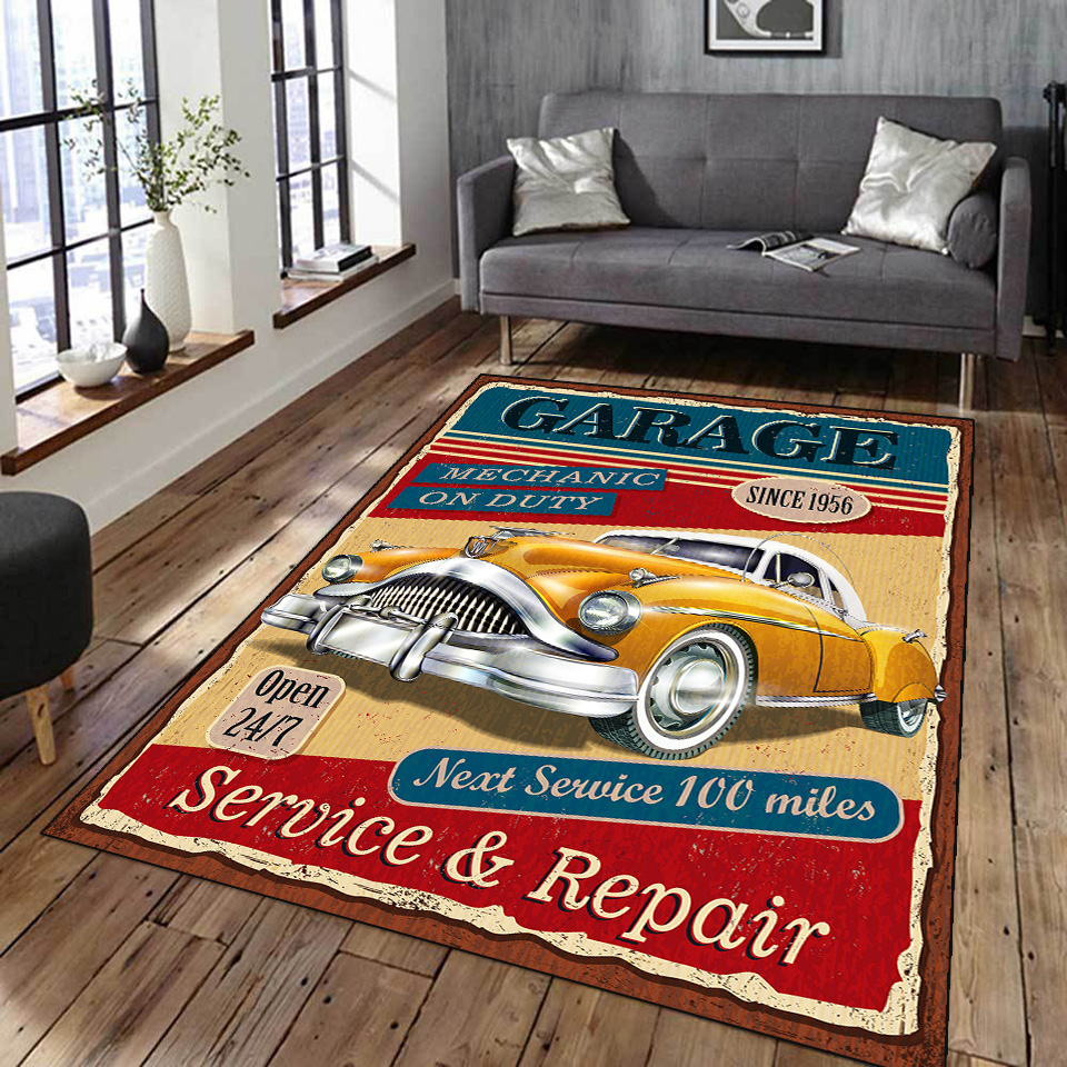Alfombra con póster de coche y - 3D Printing Tablet reseña y precio