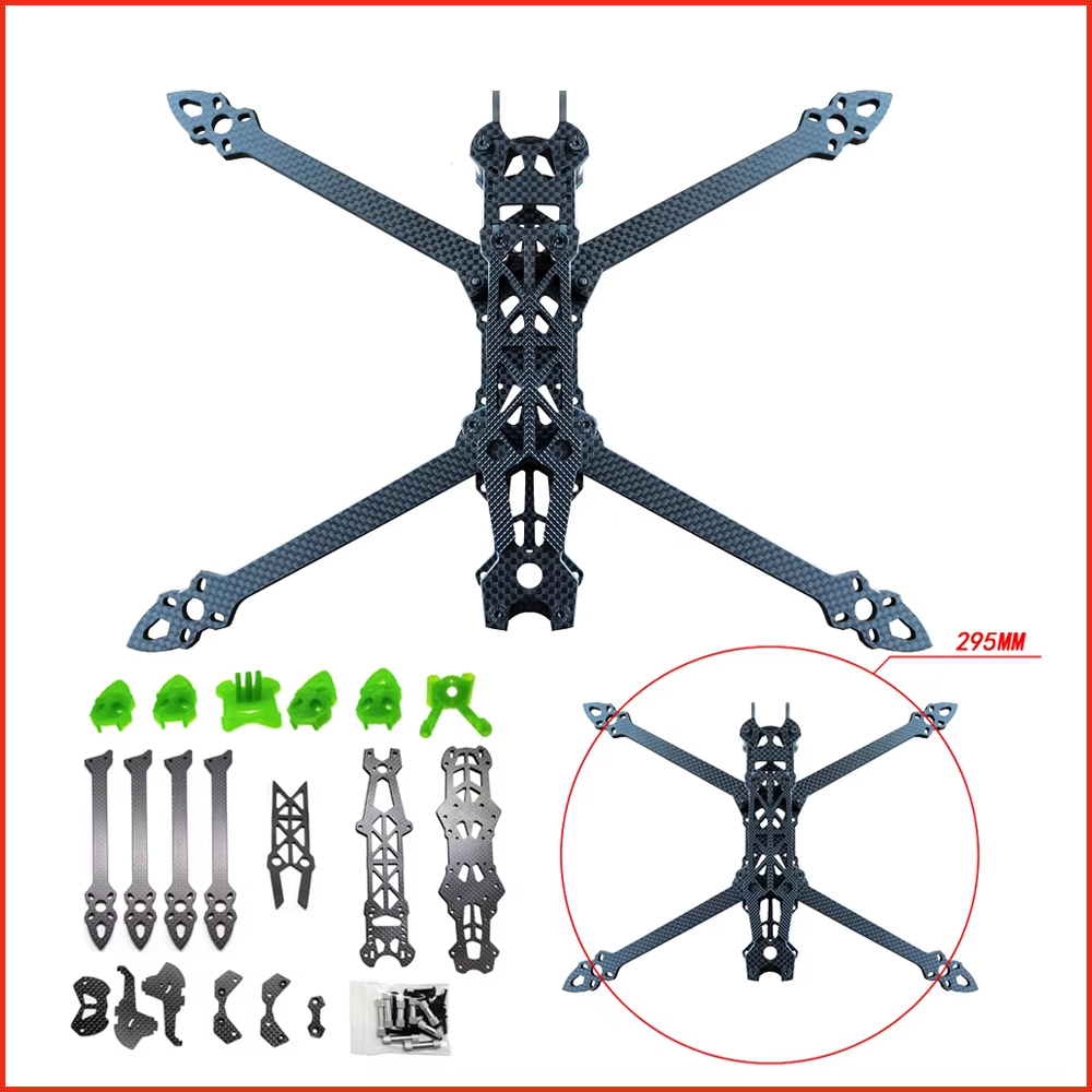 Marco de cuadricóptero de fibr - 3D Printing Drone reseña y precio