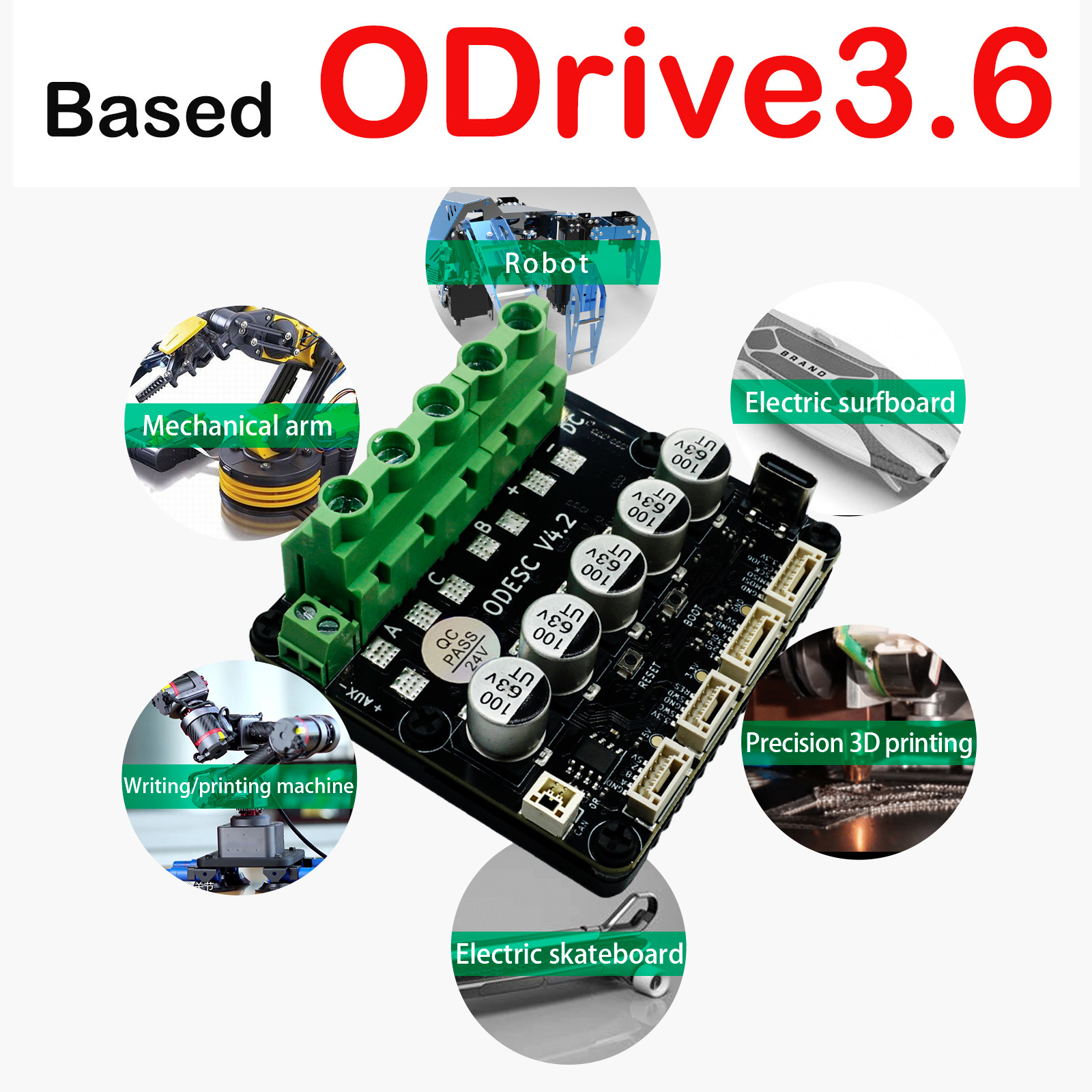 Odesc-controlador de servomoto - 3D Printing Drone reseña y precio