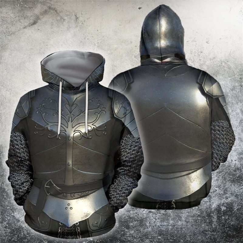 Sudadera con capucha de armadu - 3D Printing Knight Armor reseña y precio