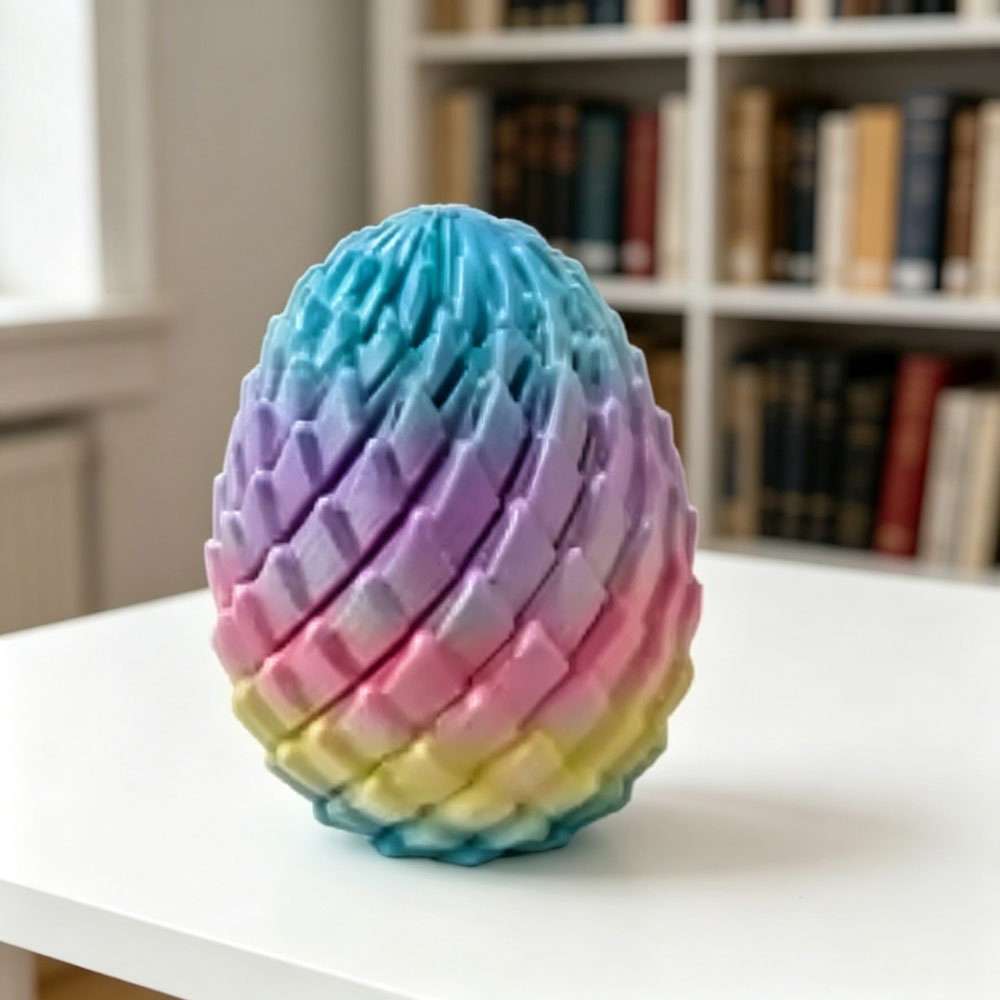 Huevo de Dragón Impreso en 3D, - 3D Printing Household Items reseña y precio