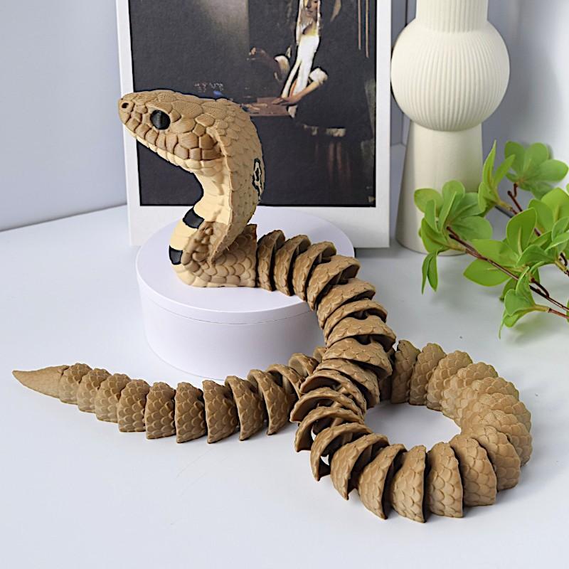 Estatua de cobra realista impr - 3D Printing For Dummies reseña y precio