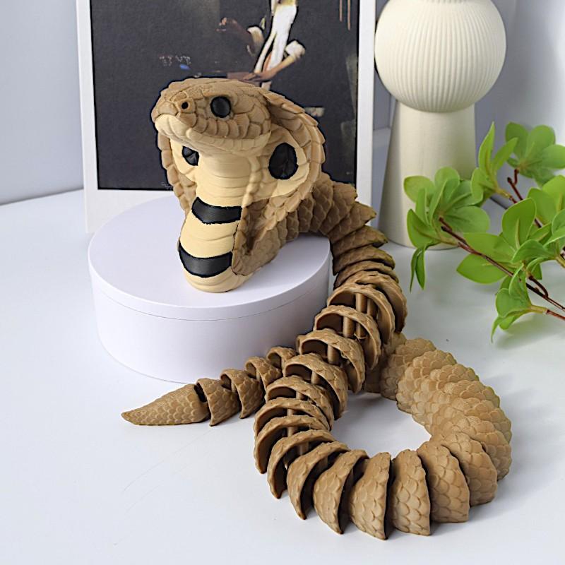 Estatua de cobra realista impr - 3D Printing For Dummies reseña y precio