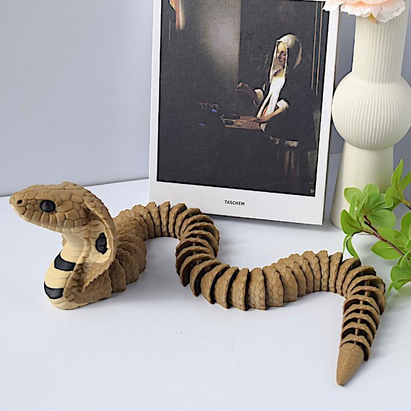 Estatua de cobra realista impr - 3D Printing For Dummies reseña y precio