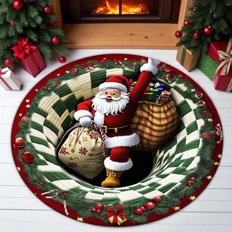 Alfombra Circular de Papá Noel - 3D Printing Tablet reseña y precio