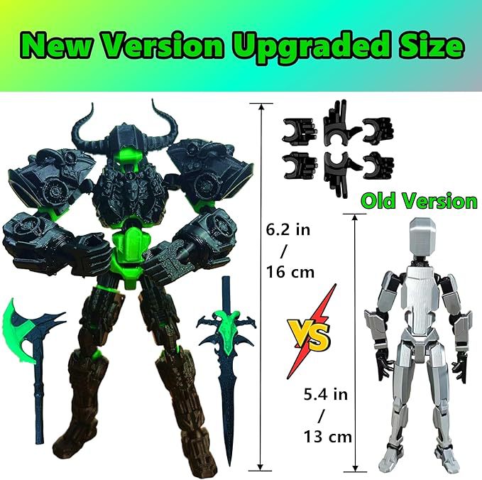 Figura de Acción Titan 13, Rob - 3D Printing For Dummies reseña y precio