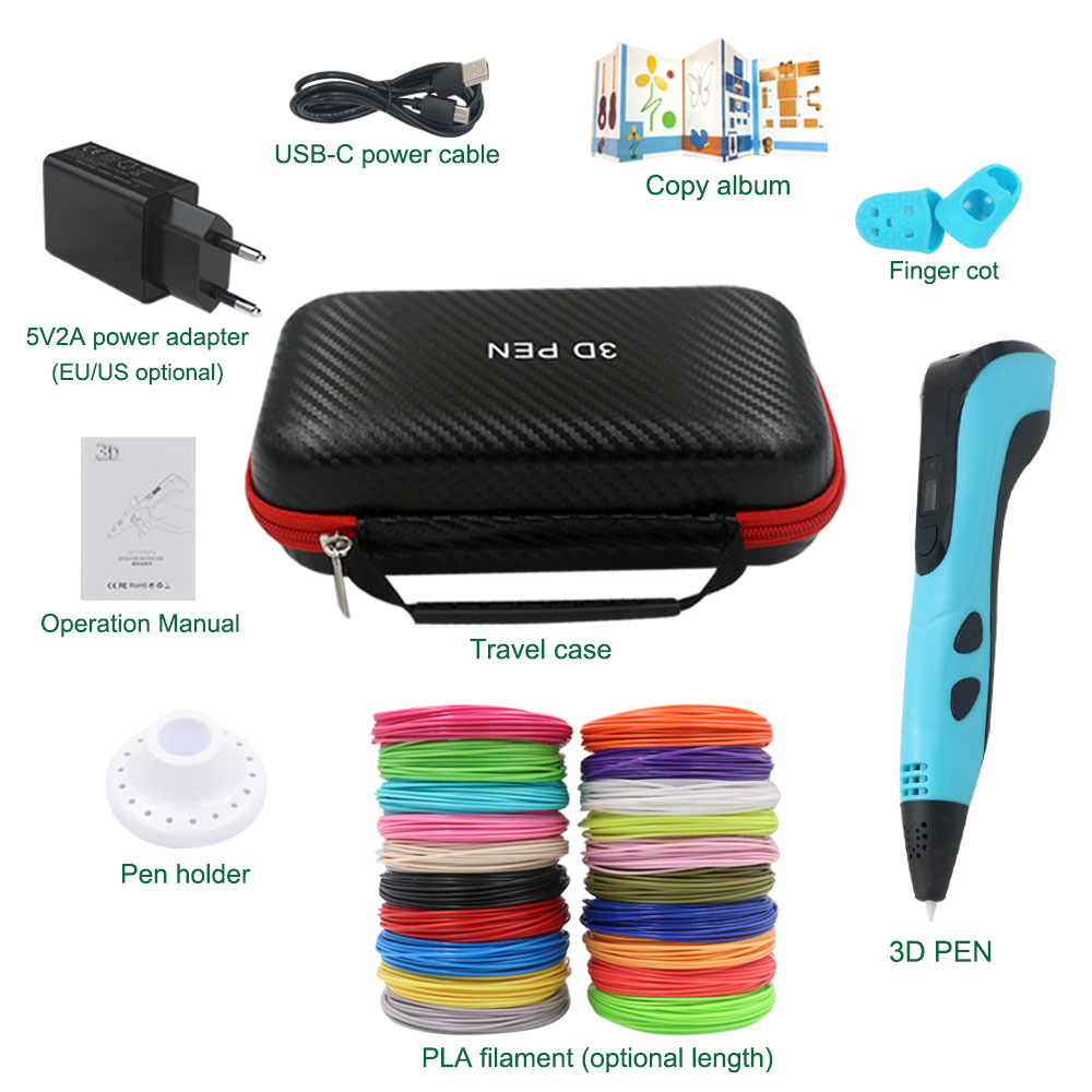 Bolígrafo de Impresión 3D para - 3D Printing Pen For Kids reseña y precio