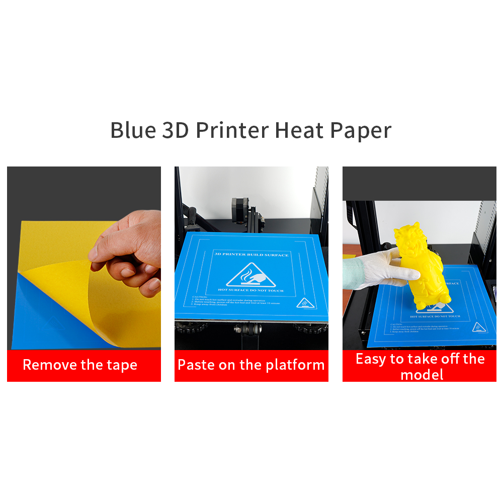 KingRoon-pegatina de cama térm - 3D Printing Files reseña y precio