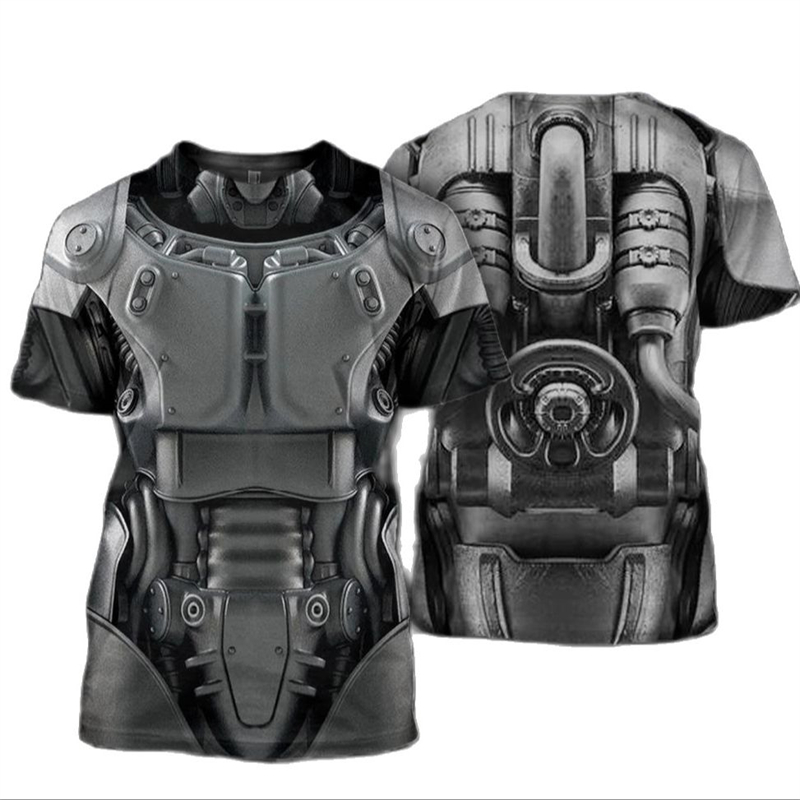 Camiseta con estampado 3D de a - 3D Printing Knight Armor reseña y precio