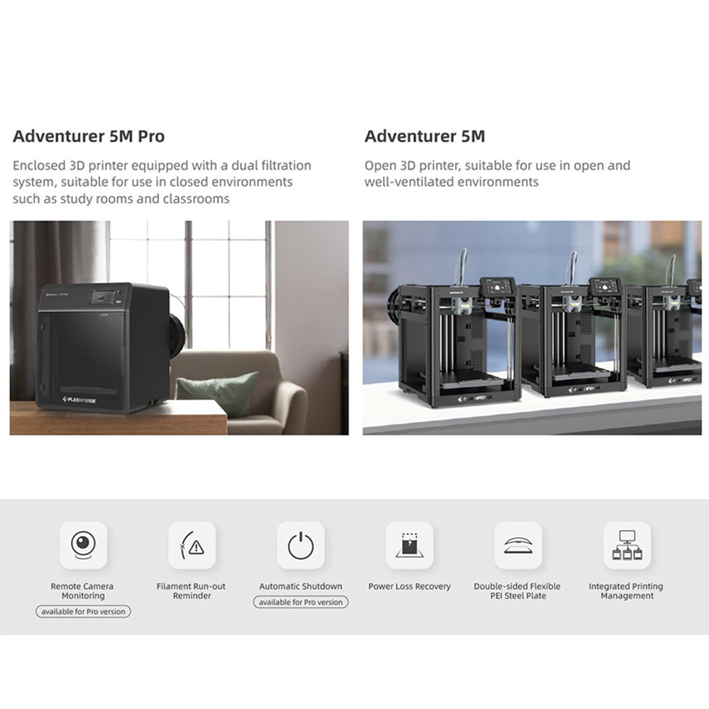 Flashforge Adventurer 5M Pro i - 3D Printing Files reseña y precio